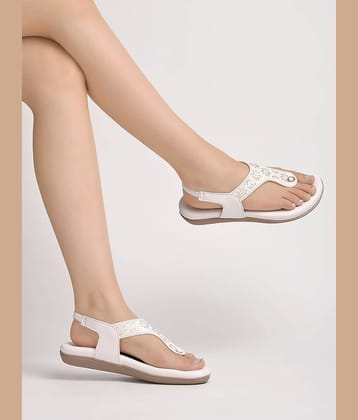 Shoetopia Cream Women's Flats