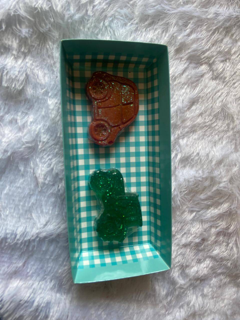 Kids Fun Soaps - Glittery Vehicle & Sparkling Toy Shapes