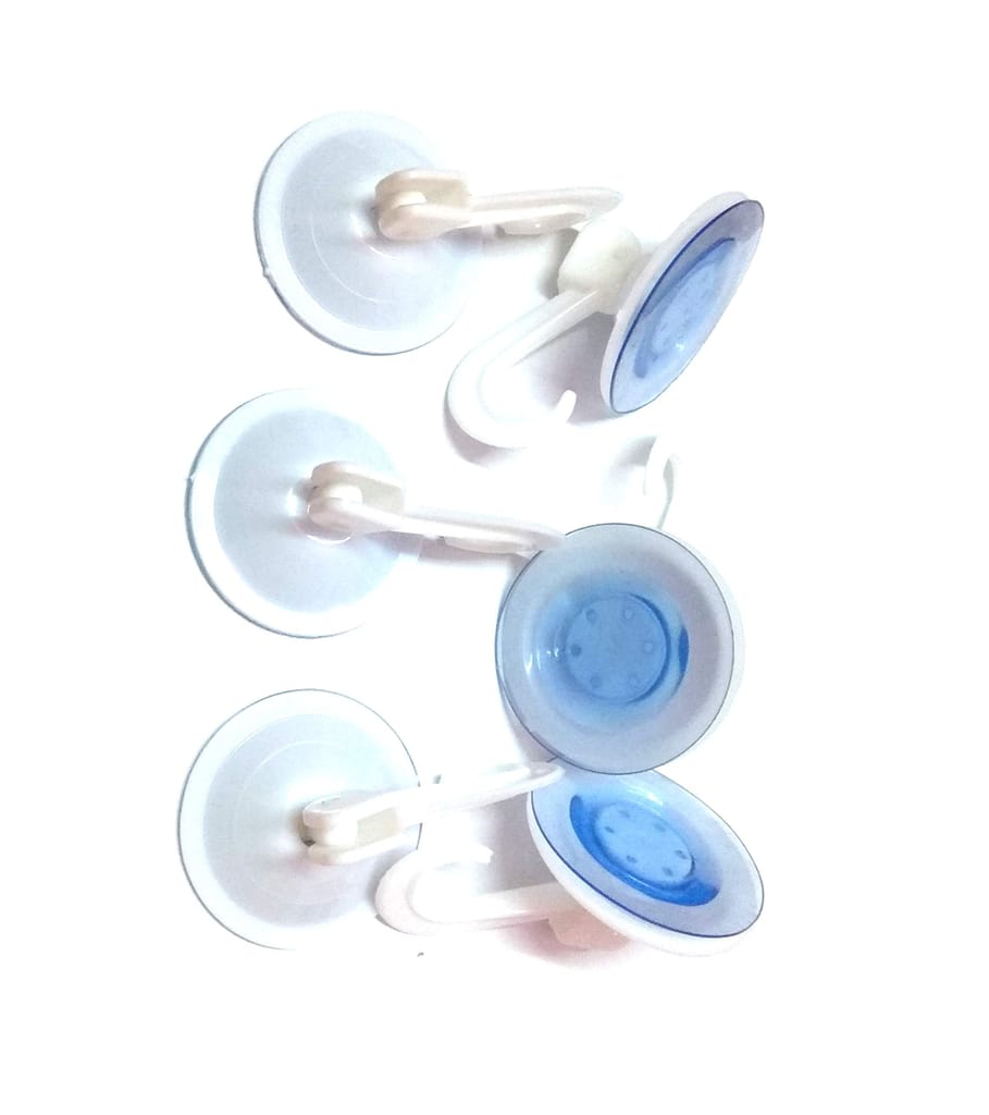 Nawani 6 Pieces All Purpose Heavy Duty Suction Hook - Hanger - Powerful Vacuume Hook - TV Mount | Buy online on ZillyBuy