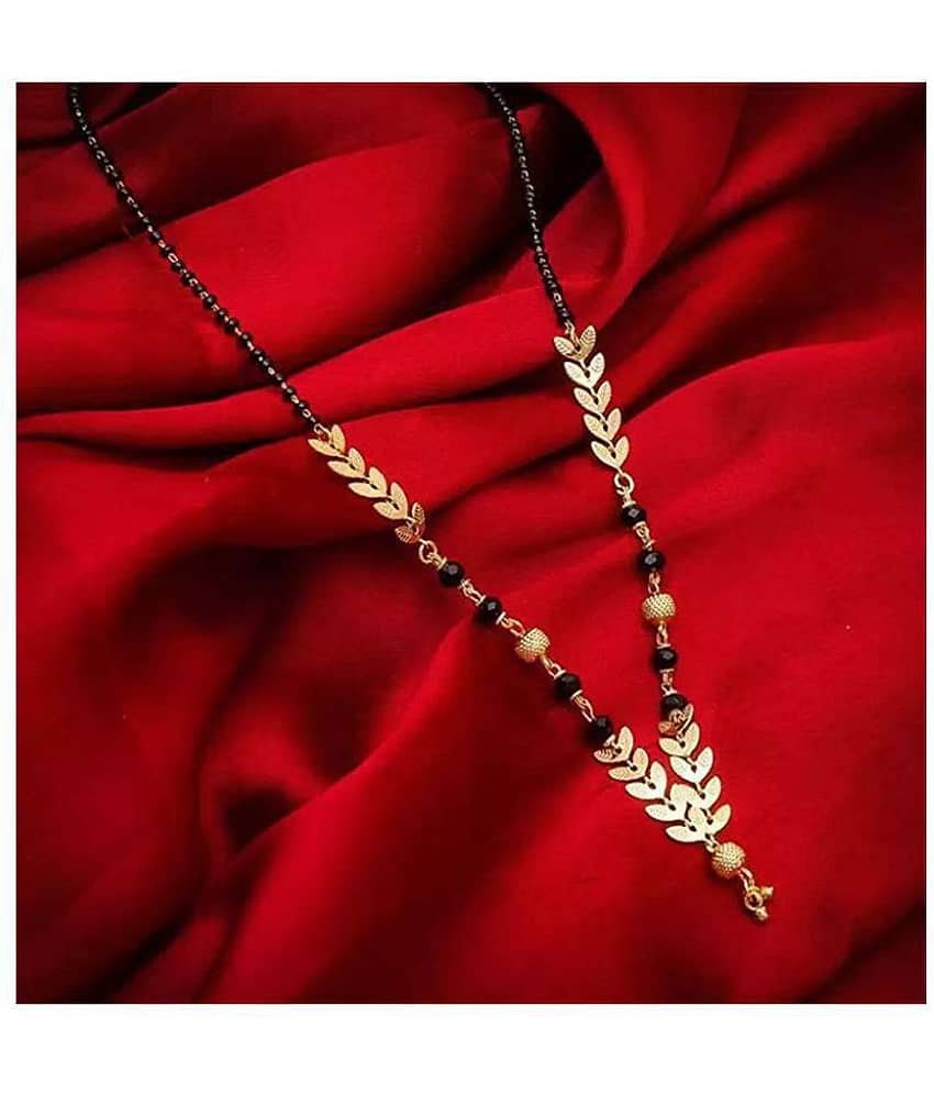 Sunhari Jewels - Golden Mangalsutra ( Pack of 1 )