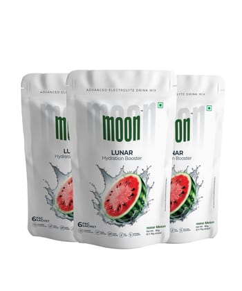Moon Lunar Watermelon Hydration, 96 gm - Pack of 3