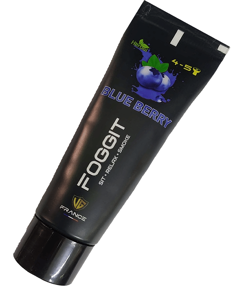 PUFF SMART Herbal Cream Tube Blueberry Hookah (50 g) (100% Tobacco and Nicotine Free)