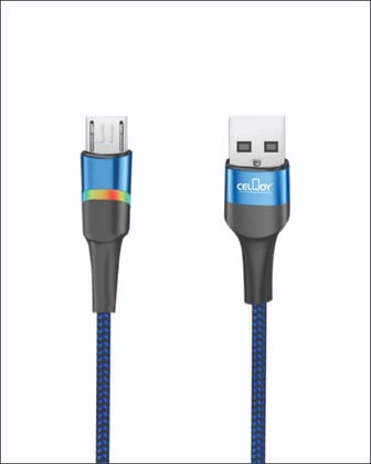 Celljoy Micro USB Cable 1 M 65W Micro USB  (Compatible with All Smartphone 65W Charging Support and Other, Micro&Usb&V8)