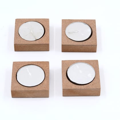 IVEI DIY Tealight Holder Set with Candles - Design 2