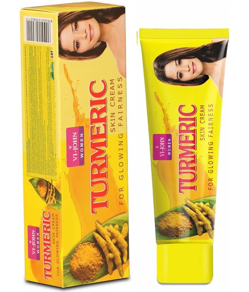 VI-JOHN Turmeric brightening Cream 50g Each (350g) - Pack of 7