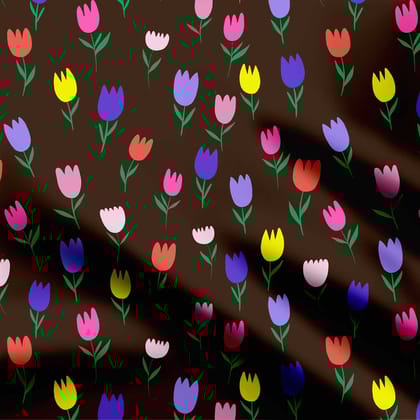 Tulip Tiny Print Fabric-Cotton