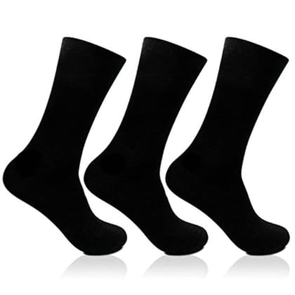 VOICI Men's Formal Socks Black, White Blue and Grey Color Free Size