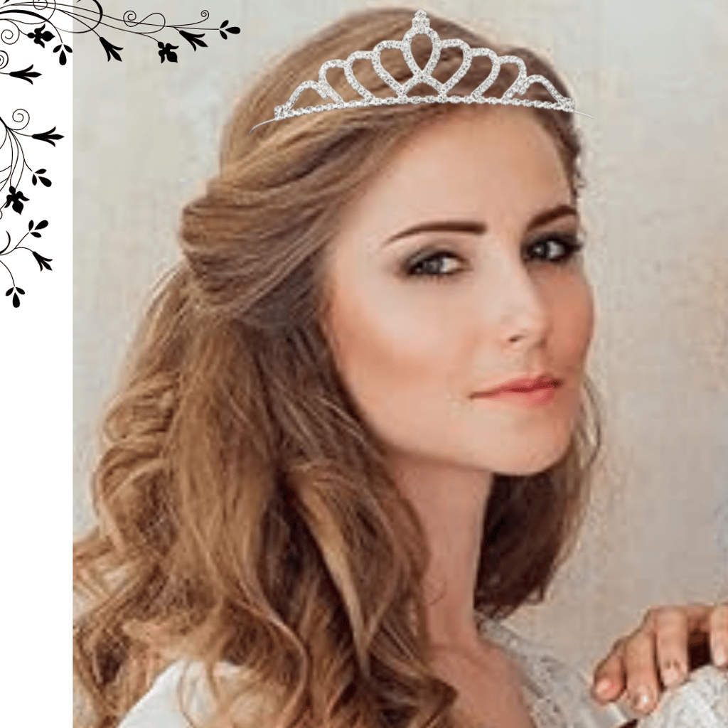 Birthday Girl Sash And Crown - Pack of 2 Pcs Silver Birthday Sash for Girls | Birthday Crowns for Girls