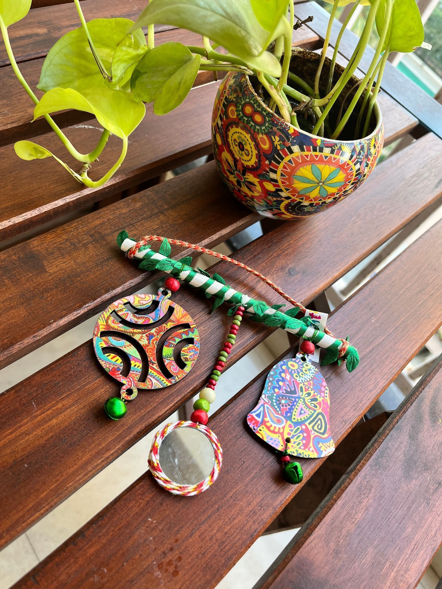 XMas special hangings - Ornament and bell - for door or wall