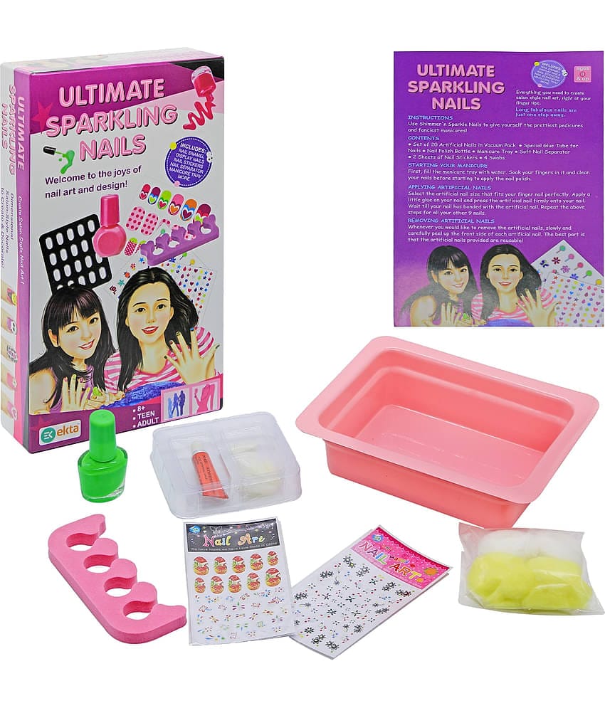 Ekta Ultimate Sparkling Nails Kit For Girls