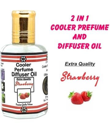 INDRA SUGANDH BHANDAR - Strawberry Aroma Pure, Natural and Undiluted With Free Dropper 25ml Pack Multipurpose Cooler Perfume Diffuser Oil 25ml