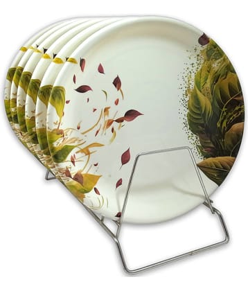Inpro 6 Pcs Melamine Multi Color Full Plate