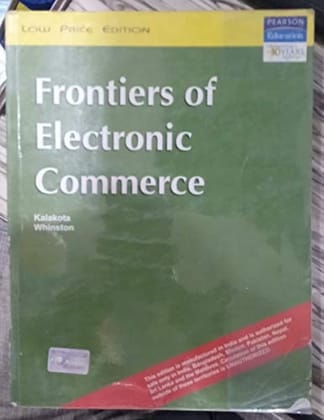 FRONTIERS OF ELECTRONIC COMMERCE