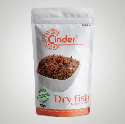 CINDER DRY FISH CHUTNEY 100GRM - READY TO EAT