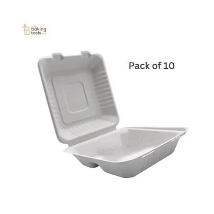 Bento Box | Burger Box - 6" x 6" (Pack of 10) | Bento Cake Box