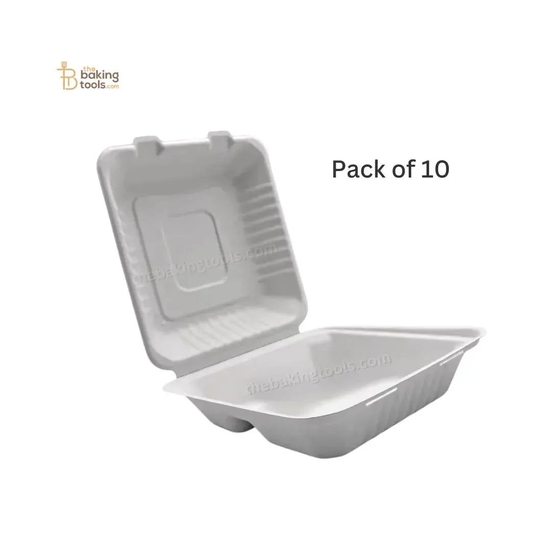 Bento Box | Burger Box - 6" x 6" (Pack of 10) | Bento Cake Box