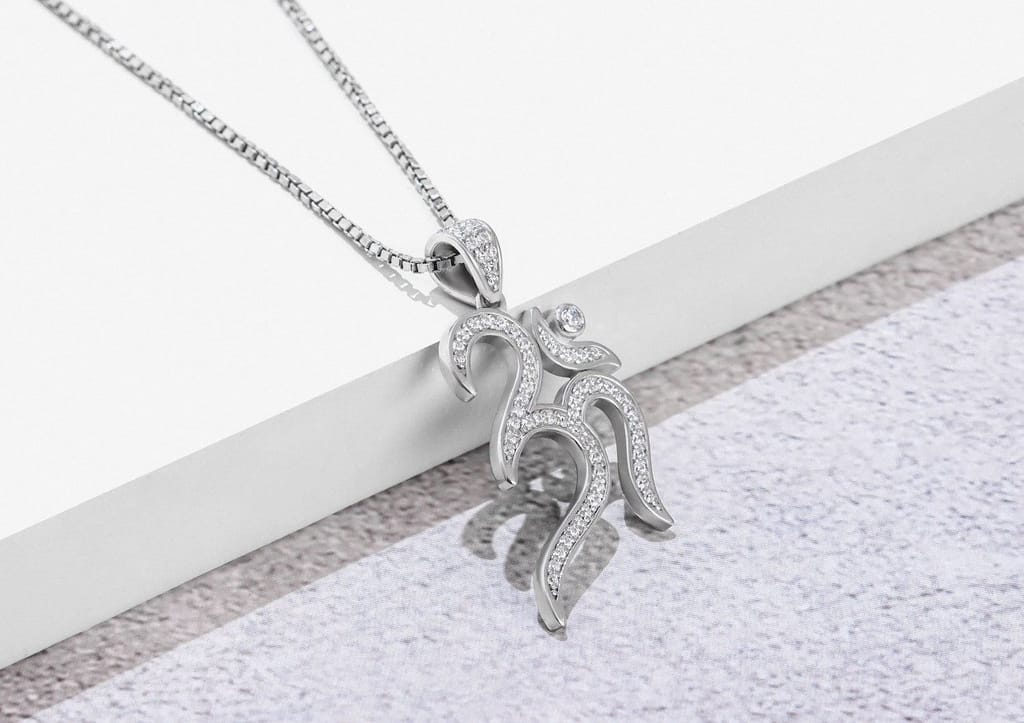 Iced Out Om Pendant