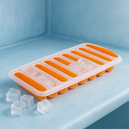Water Bottle Ice Stick Tray with Push  Cubes