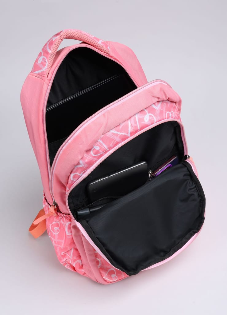 PB Pearlbags Polyester Water Resistant Casual Backpack With Laptop Sleeve For School,college & Office For Boys and Girls,Men & Women