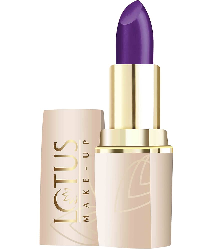 Lotus Make,Up Pure Colors Matte Lip Color Voilet Alert 4.2G 712