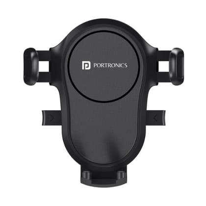 Portronics Clamp Y Adjustable Air Vent Mobile Holder for Car  (Black)