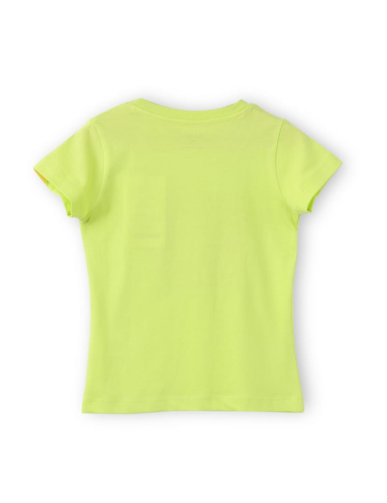 New Kids Girls T shirt Cotton Acid Lime Green Donut Print 2025 at ShopCircuit | ONDC