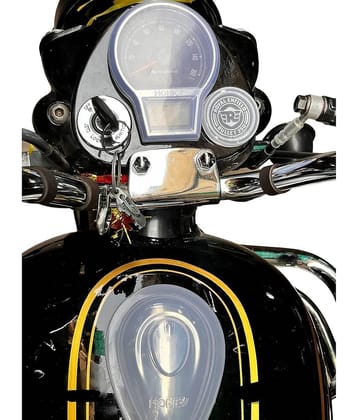 Monsoon Cap Speedo Meter, AMP Meter and Tank Cap Cover For RE Roborn, Standard 2023 Bullet Meri Jaan