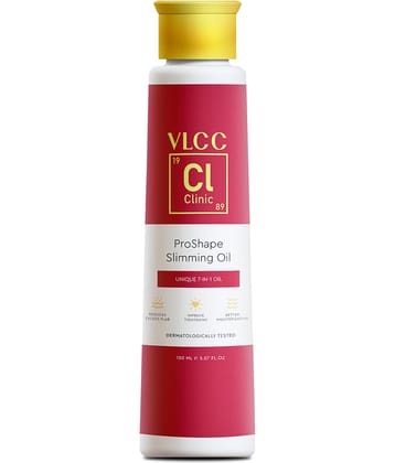 VLCC Clinic Proshape Slimming Oil - 150 ml - Anti-Cellulite, Firms, Tightens And Smoothens Flabs