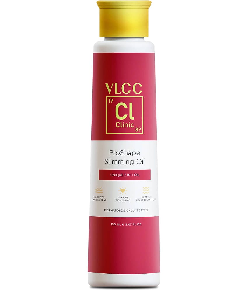 VLCC Clinic Proshape Slimming Oil - 150 ml - Anti-Cellulite, Firms, Tightens And Smoothens Flabs