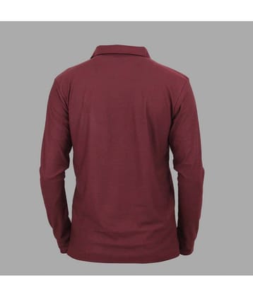 Diaz Pack of 1 Girls Polyester Blend T-Shirt ( Wine )