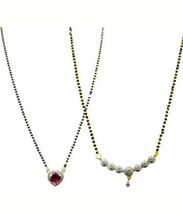 Charms Golden Mangalsutra Set ( Pack of 2 )