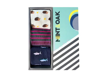 Ultimate Set-of-3 Crew Socks for Men