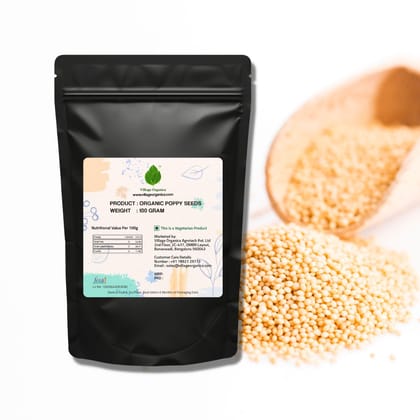 Organic Poppy Seeds (khus Khus) - 100g Organic Poppy Seeds (khus Khus) - 100g