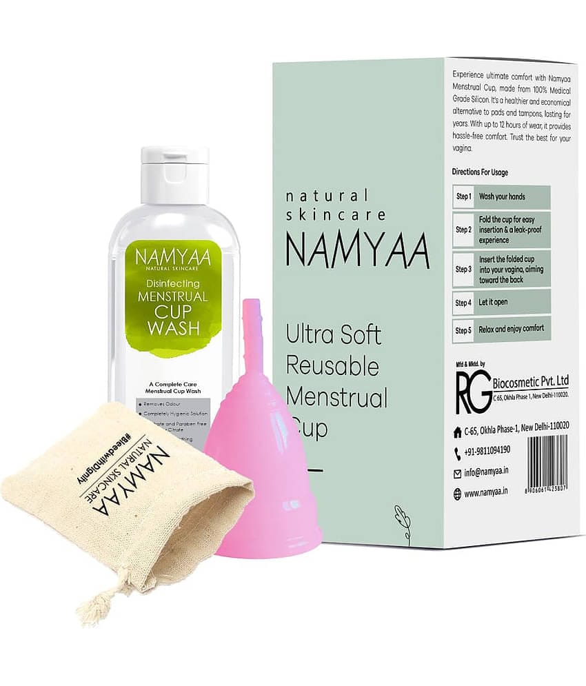 Namyaa Silicone Reusable Menstrual Cup Large ( Pack of 1 )
