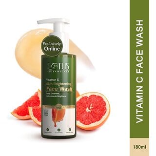 Lotus Botanicals Vitamin C Skin Brightening - 180Ml Face Wash (180 Ml)