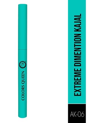 Colors Queen Extreme Dimention Kajal Black, 0.6g