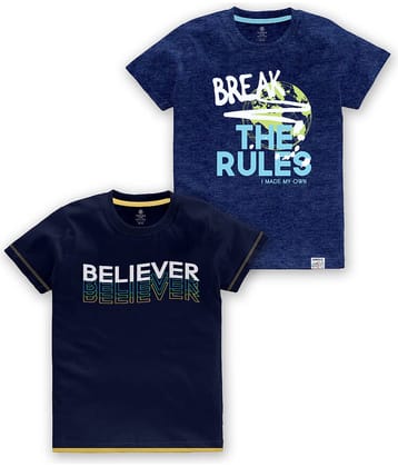 CODEZ Pack of 1 Boys Cotton Blend T-Shirt ( Multi Color )