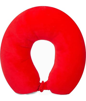 JUZZII Red Neck Pillow ( Pack of 1 )
