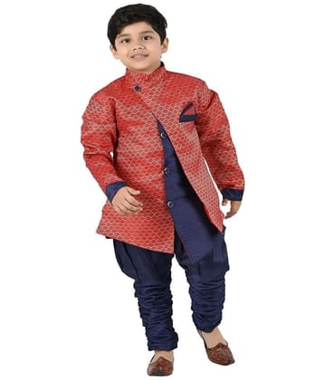 s muktar garments Red Cotton Blend Boys ( Pack of 1 ) - None