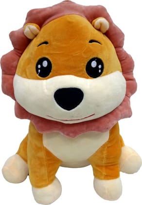 Toy Hut Simba Lion Soft Toys, Gift for Kids  - 37 cm  (Brown)