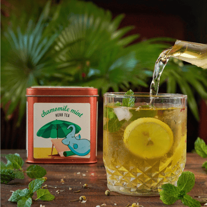 Chamomile Mint Iced Tea