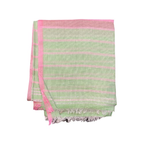 Masalai Inaphee (Light-Green) – Handwoven Traditional Manipuri Shawl