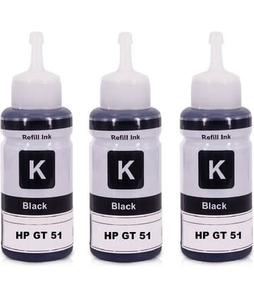 zokio GT5821 For H_P Black Pack of 3 Cartridge for H_P Ink Tank 310 series, H_P Ink Tank Wireless 410 series And More.