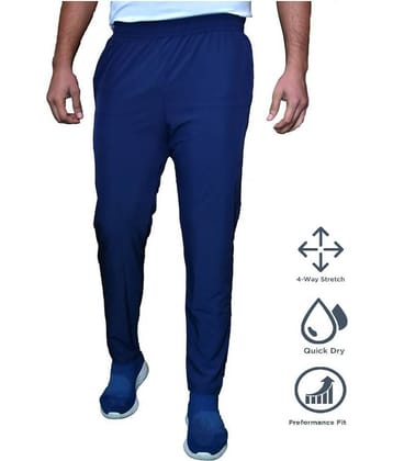 RANBOLT - Blue Polyester Men's Sports Trackpants ( Pack of 1 )