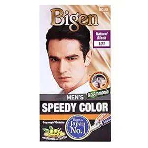 Bigen Natural Black B101 Mens Speedly Hair Color 80 Gms