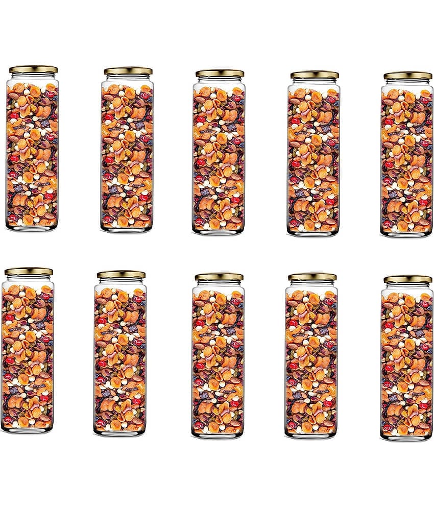 AFAST Airtight Storage  Glass Food Container Set of 10 350 mL