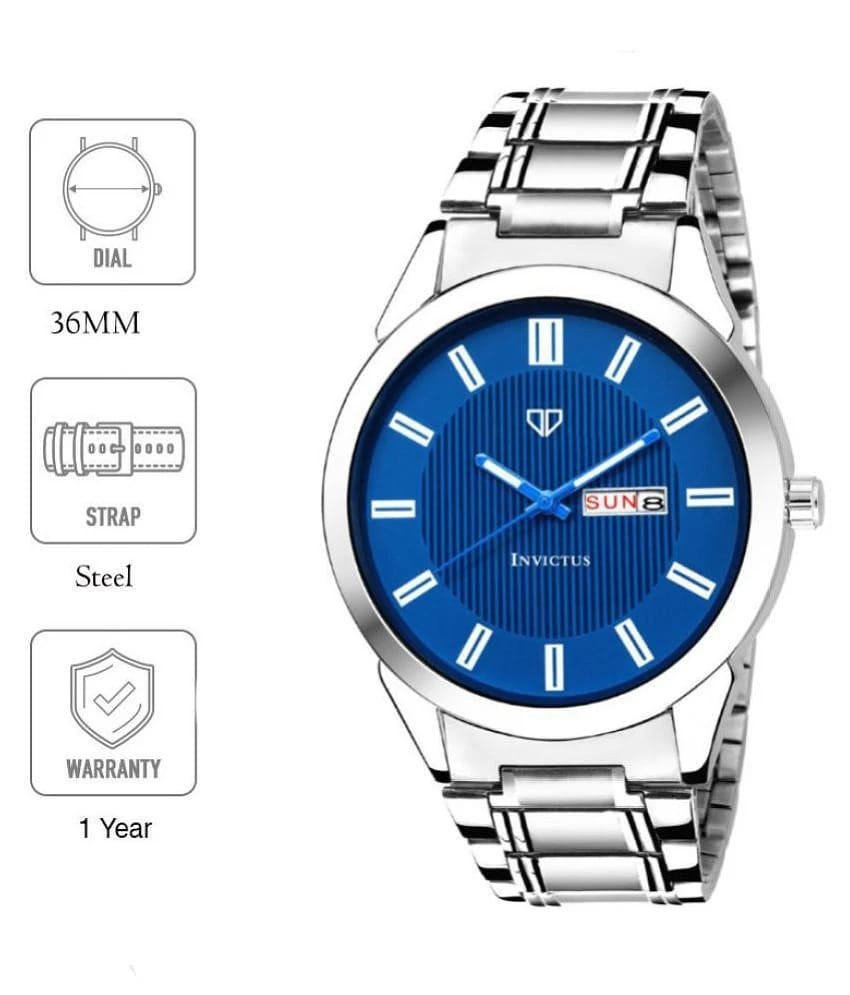 Walrus Day & Date Metal Analog Mens Watch