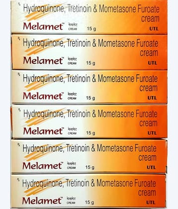 MELAMET SKIN CREAM ( PACK OF 6) Night Cream 90 gm Pack of 6