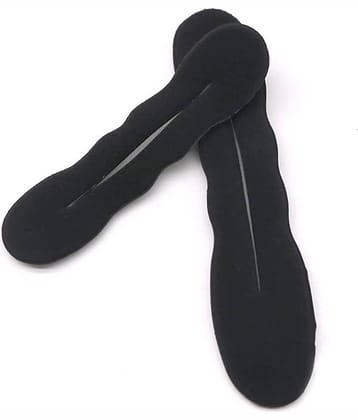 VSAKSH Women's Black Casual Hair Bun Styling Tool