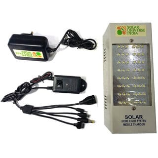 SOLAR UNIVERSE INDIA Aladdin ka Chirag with Battery & Panel Solar Light Set of 3